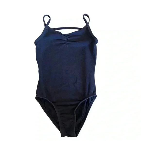 Danskin Freestyle Dance Ballet One Piece Leotard Cotton Blend SZ 7/8 # 1322 - Picture 1 of 7